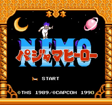 Pajama Hero - Nemo (Japan) screen shot title